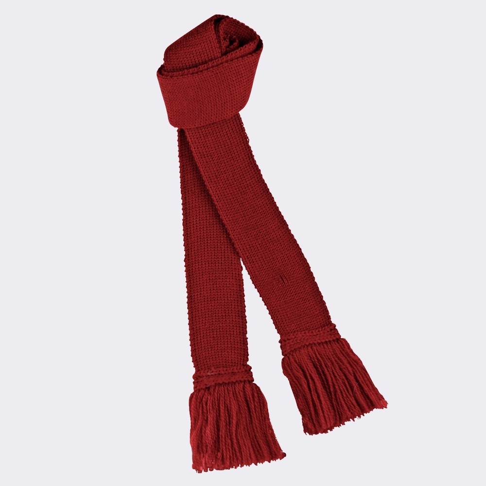 Merino Garter Deep Red