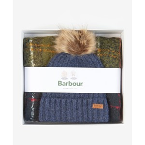 Barbour Saltburn Beanie and Scarf Set Classic