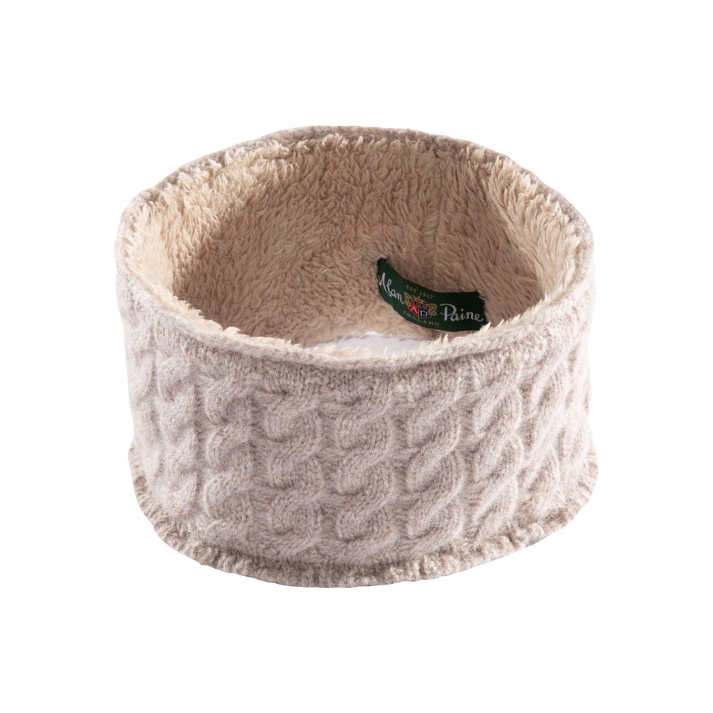 Lochpine Cable Headband Ecru
