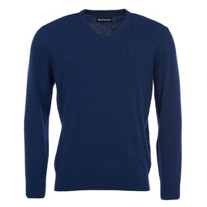 Barbour Lambswool Jumper Deep Blue