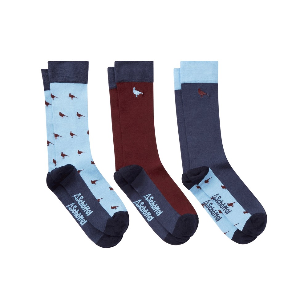 Bamboo Sock Wine Pheasant 