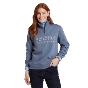 Schoffel St Issey Sweatshirt Storm Blue