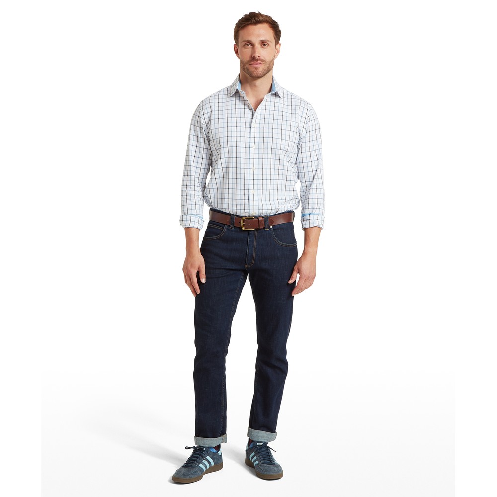 Baconsthorpe Shirt Mountain Blue