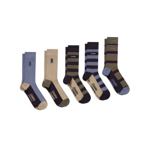 Schoffel Men's Bamboo Sock (Box of 5) 7-11 Oakham Mix
