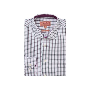 Schoffel Milton Tailored Shirt Plum/Botanical Green