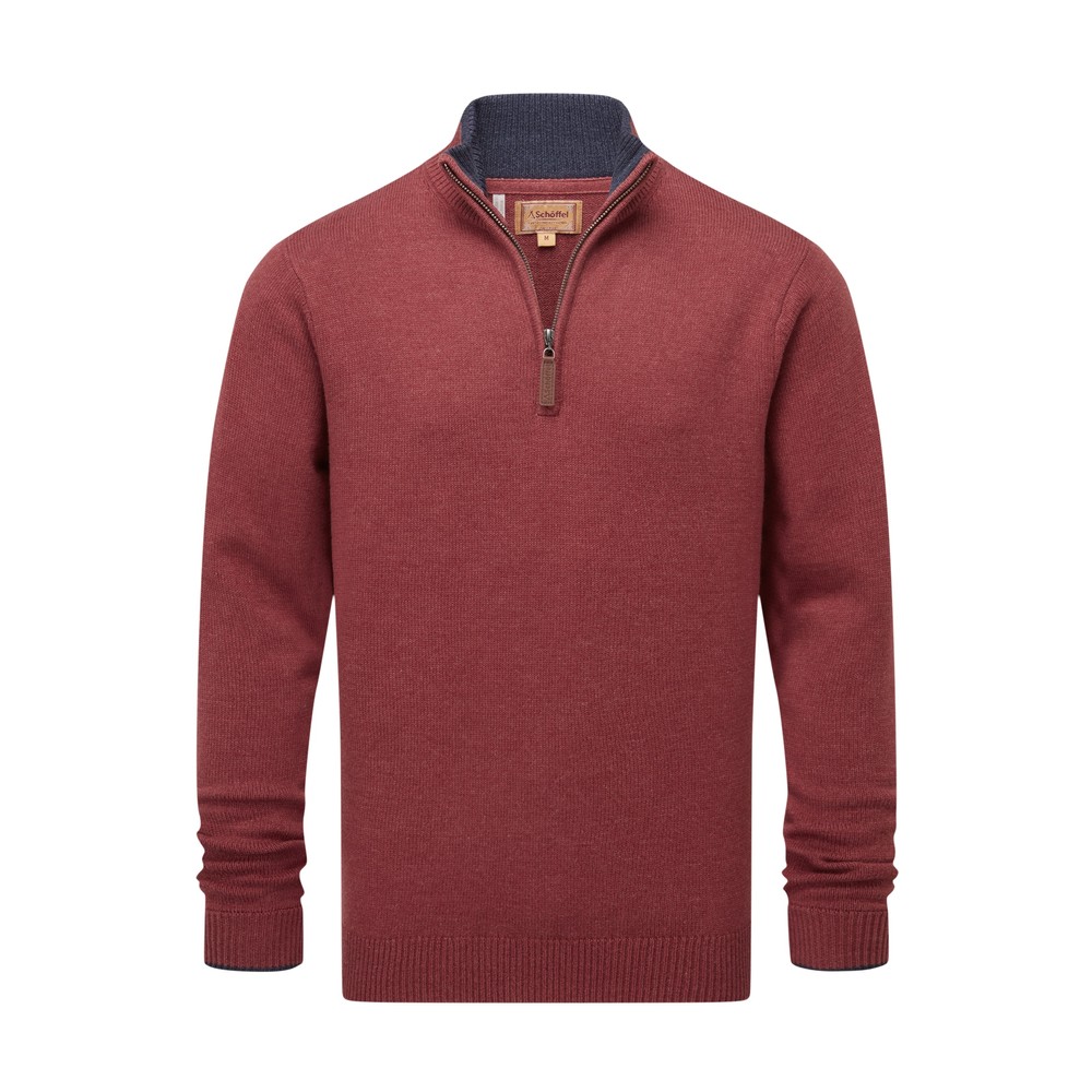 Blair 1/4 Zip Jumper Redwood