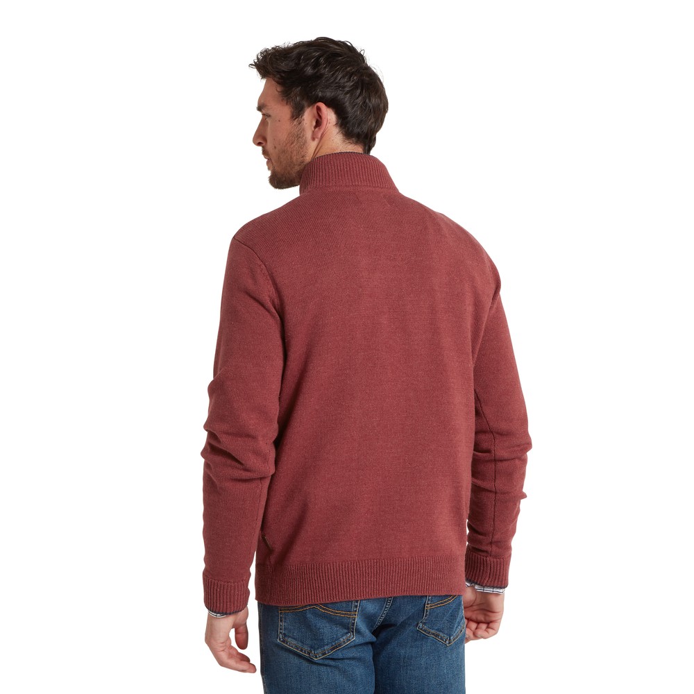 Blair 1/4 Zip Jumper Redwood