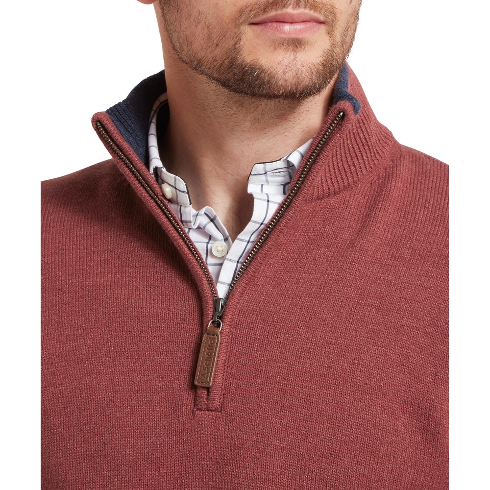 Blair 1/4 Zip Jumper Redwood