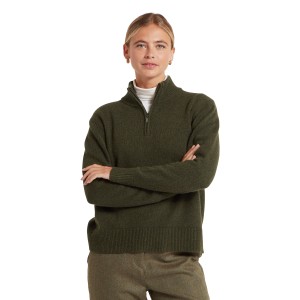 Schoffel Thoralby 1/4 Zip Jumper Loden Green