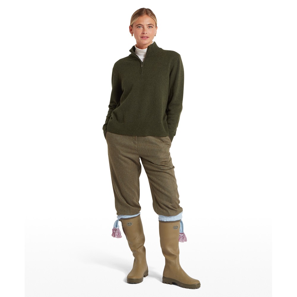 Thoralby 1/4 Zip Jumper Loden Green