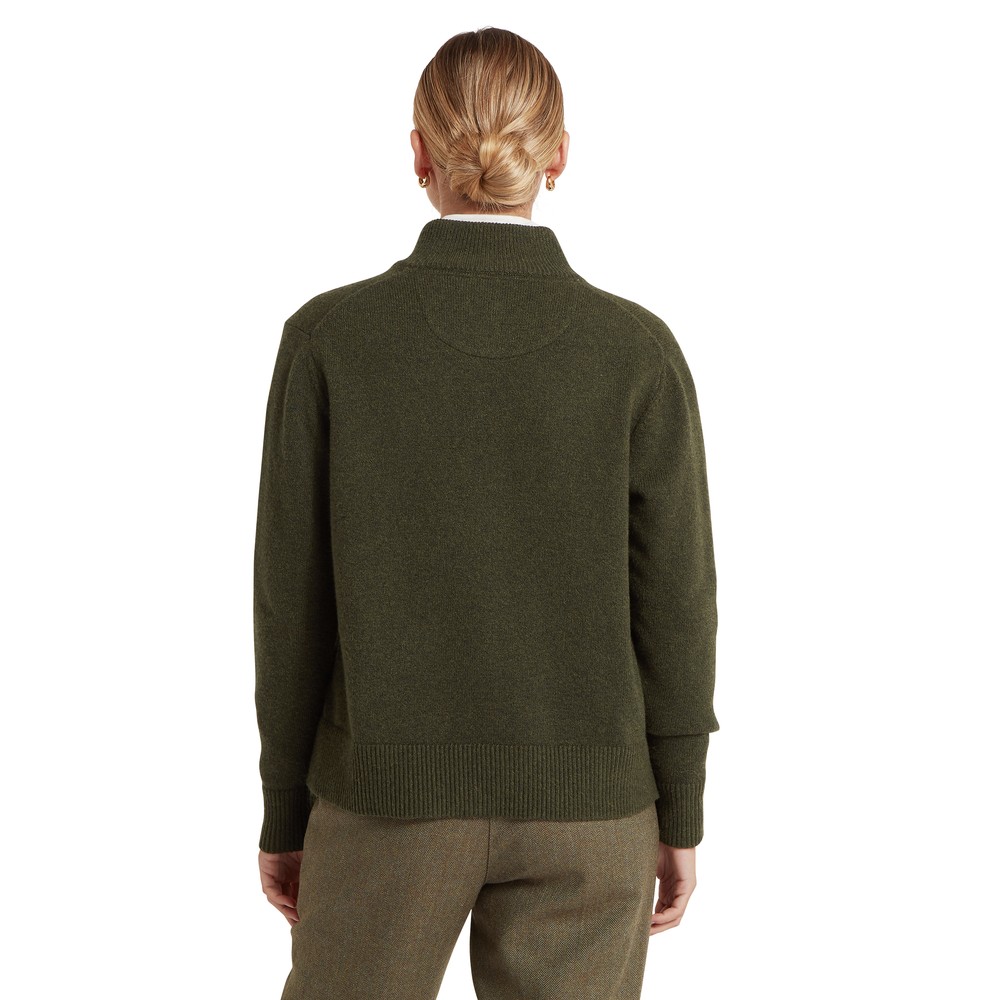 Thoralby 1/4 Zip Jumper Loden Green