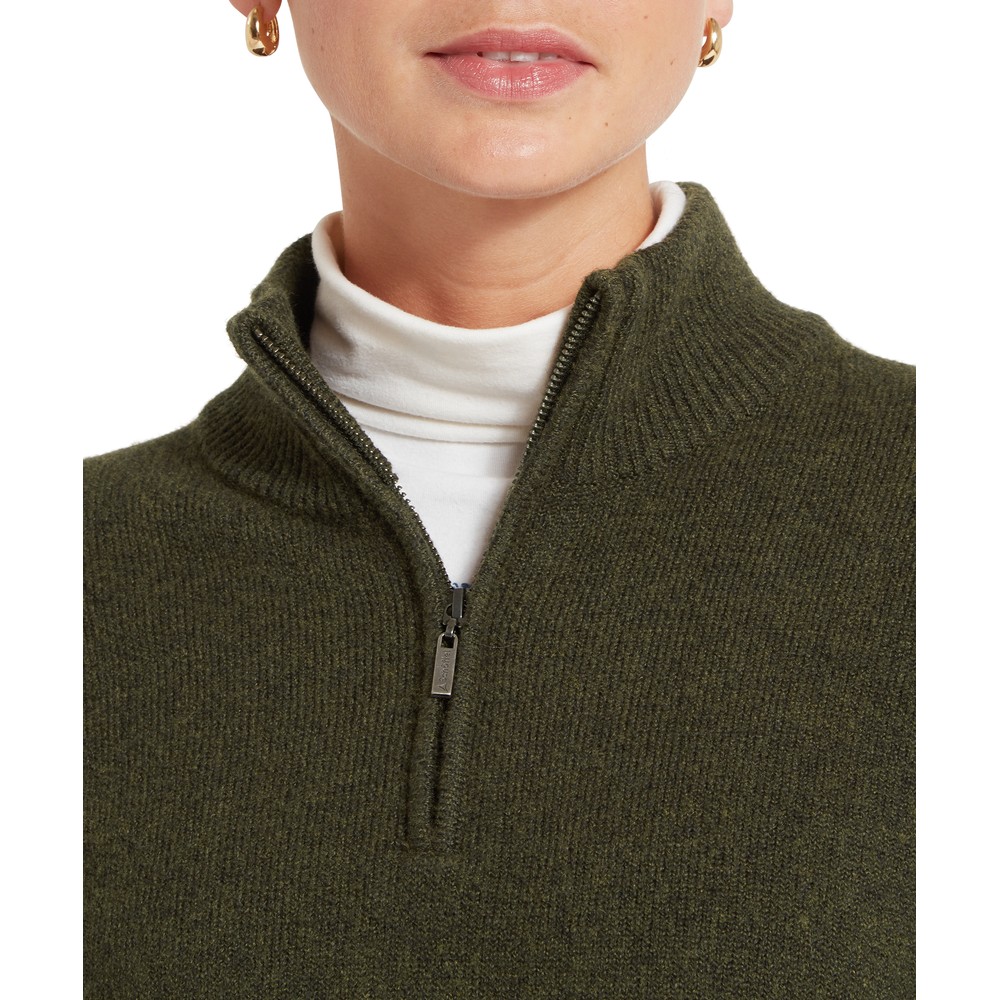 Thoralby 1/4 Zip Jumper Loden Green