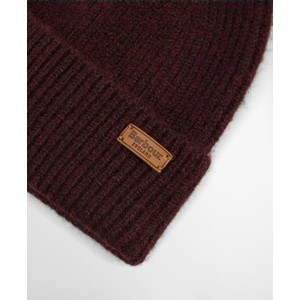 Barbour Pendle Beanie Wine