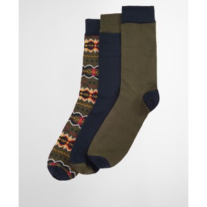 Barbour Case Sock Gift Set Classic