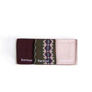 Barbour Helen Sock Gift Set Olive