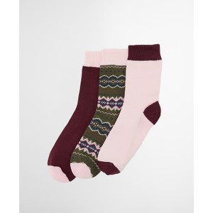 Barbour Helen Sock Gift Set Olive