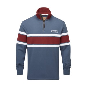 Schoffel Exmouth Heritage 1/4 Zip Jumper Oxford Navy