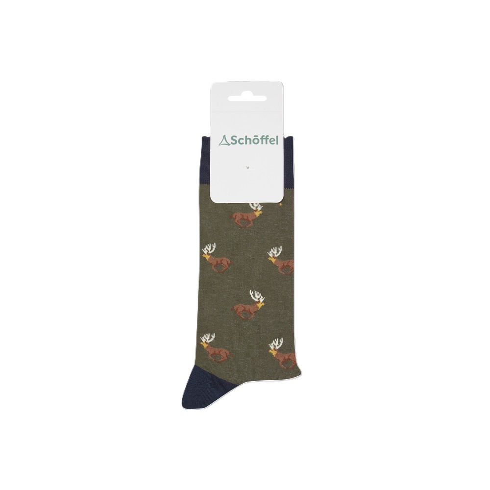 Men's Single Cotton Sock Forest Stag