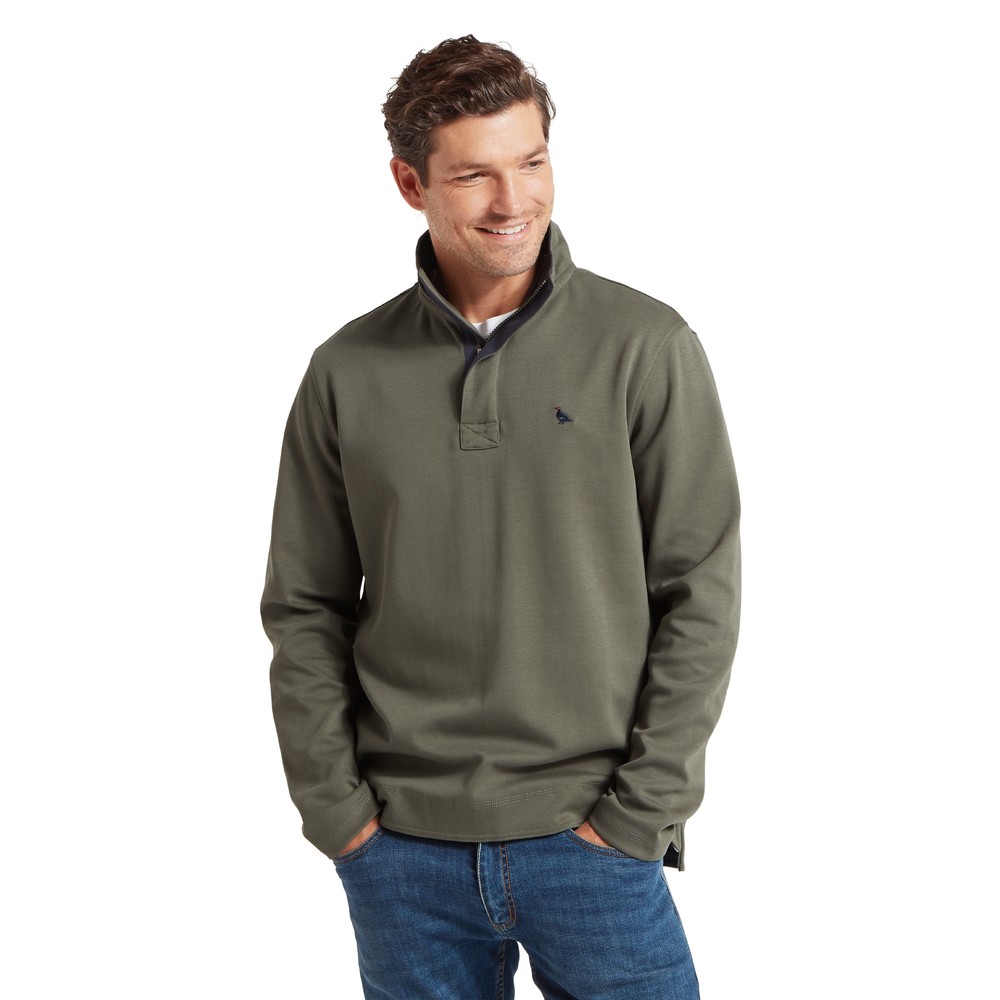 Branscombe Cove Sweatshirt Beetle Green