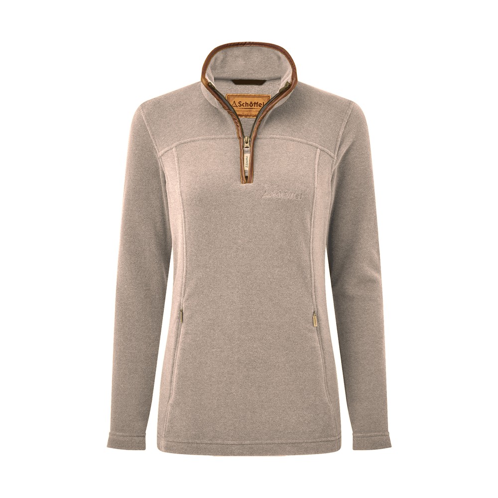 Tilton 1/4 Zip Fleece Mushroom
