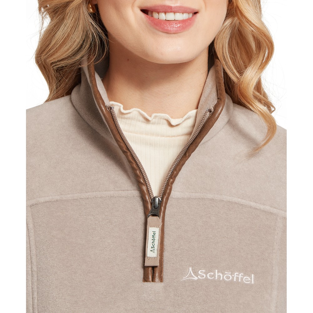 Tilton 1/4 Zip Fleece Mushroom