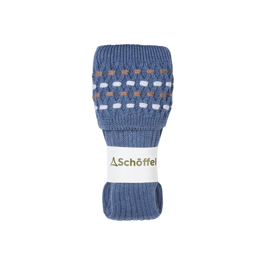 Ladies Stitch Sock Denim Blue