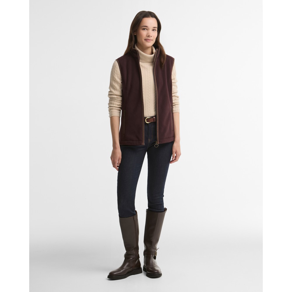 Country Colton Fleece Gilet Fig