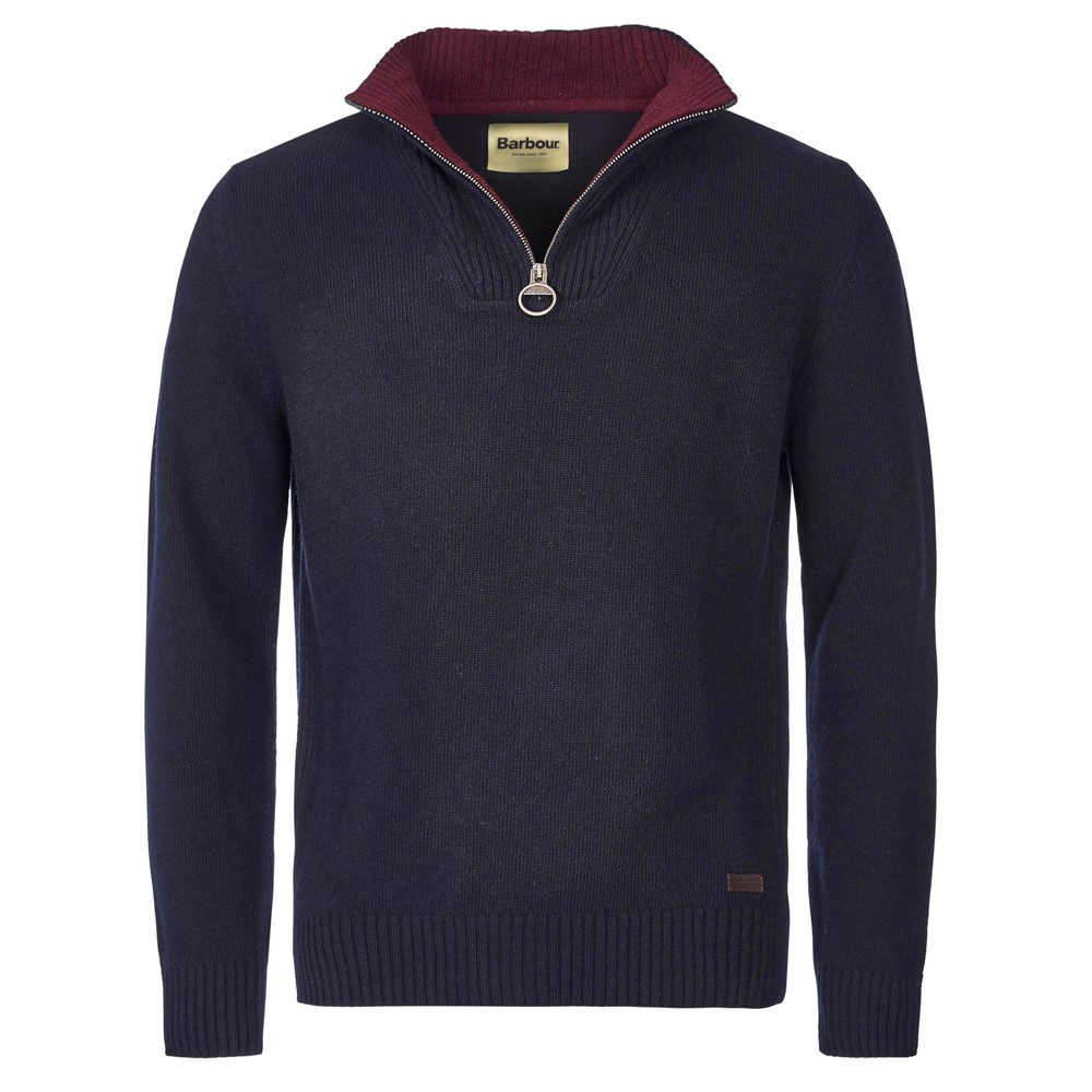 Nelson Essential Half Zip Jumper Navy