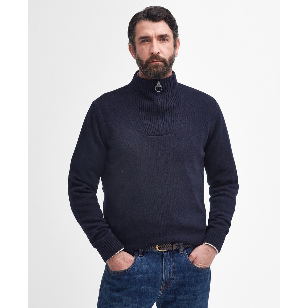 Nelson Essential Half Zip Jumper Navy