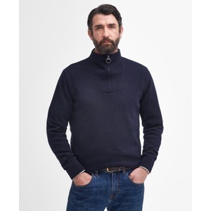 Barbour Nelson Essential Half Zip Jumper Navy