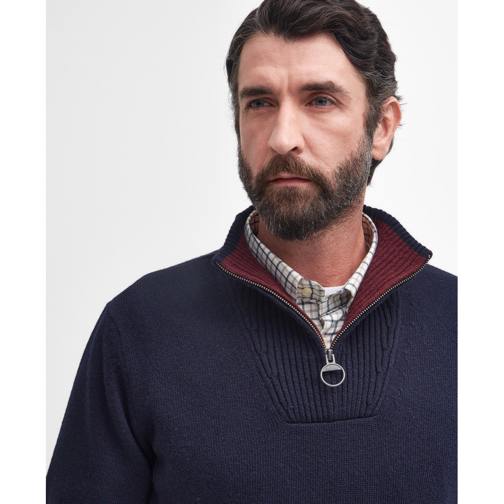 Nelson Essential Half Zip Jumper Navy