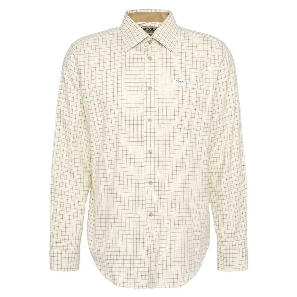 Field Tattersall Shirt Green