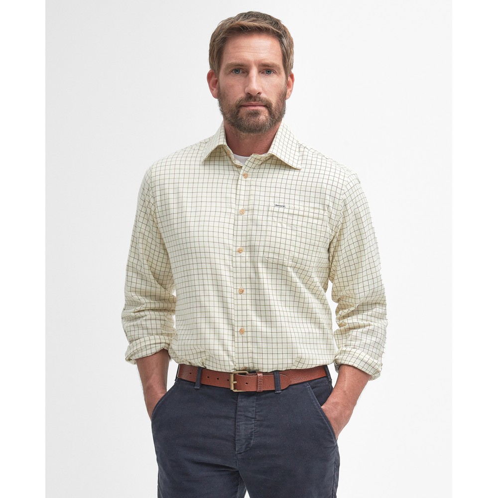 Field Tattersall Shirt Green