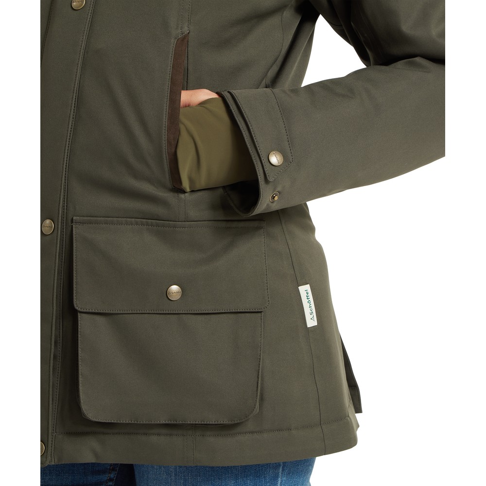 Langton Country Coat Dark Woodland