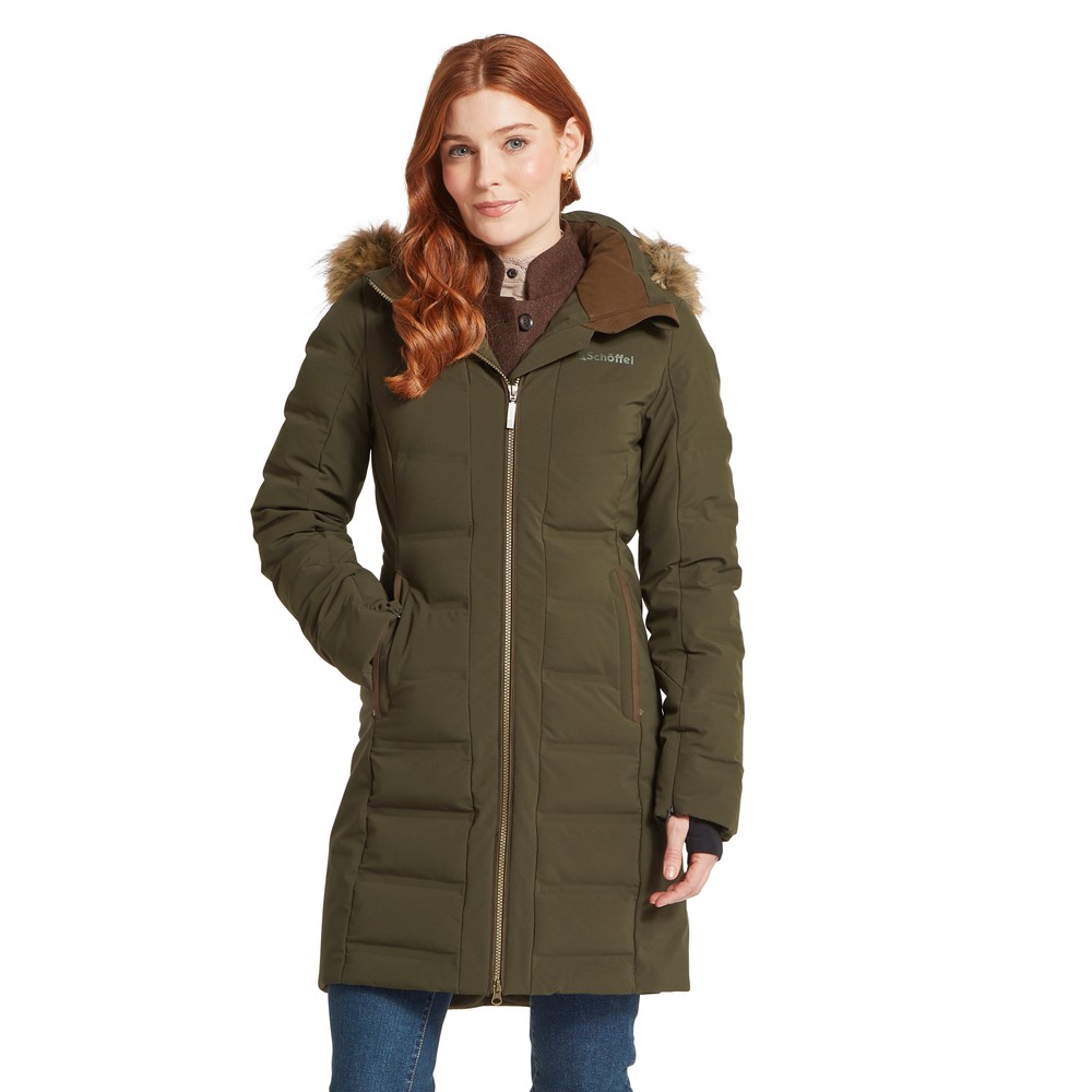 Hurlingham Waterproof Down Coat Forest
