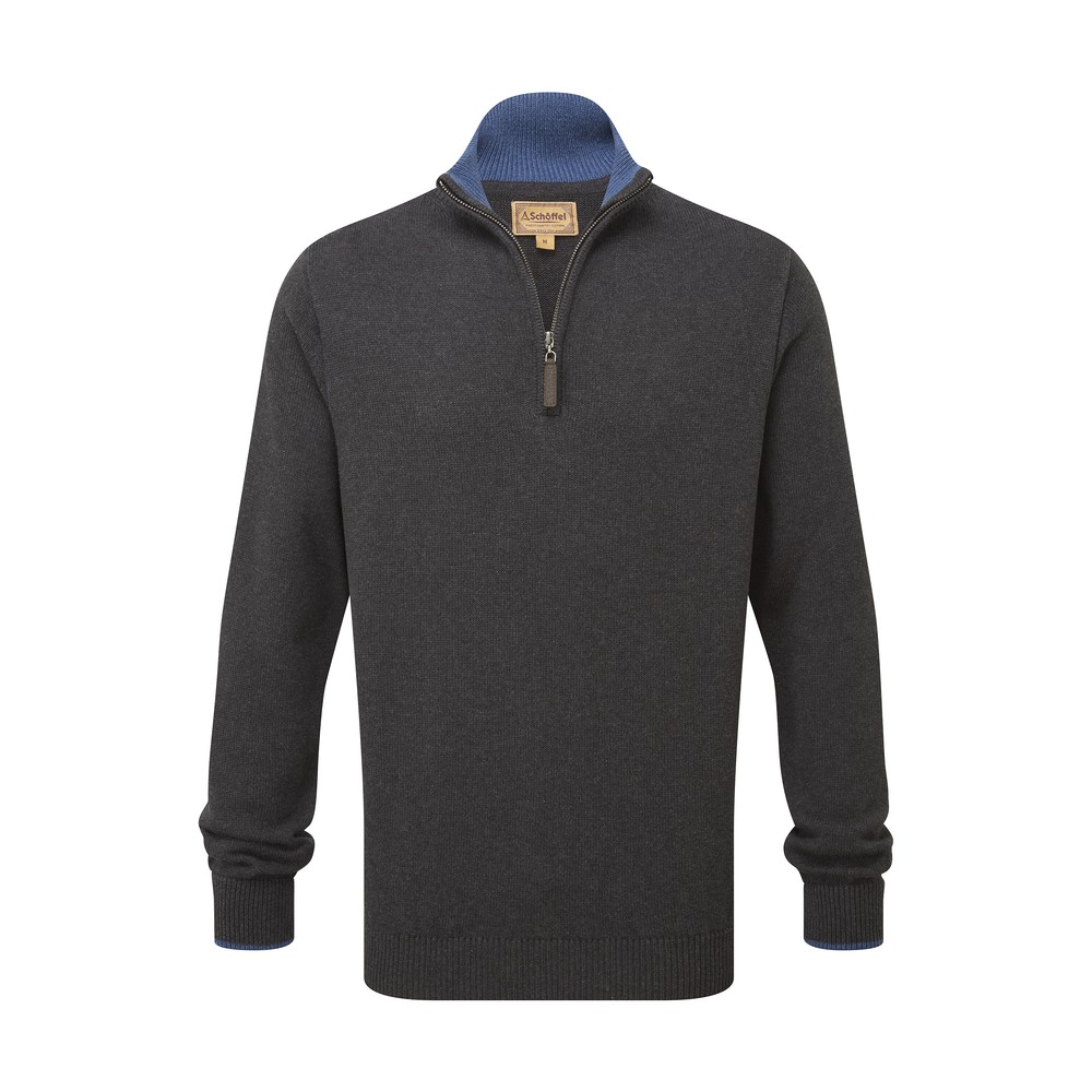 Castlebay 1/4 Zip Jumper Charcoal