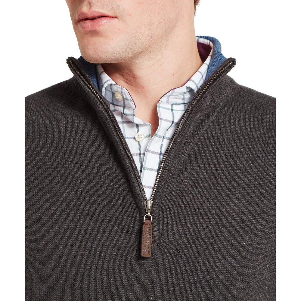 Castlebay 1/4 Zip Jumper Charcoal