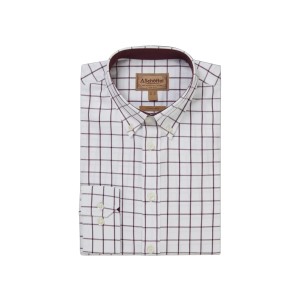 Schoffel Halesworth Tailored Shirt Burgundy